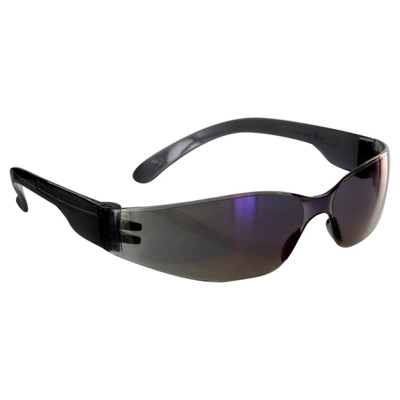 Rugged Blue Small Faces Safety Glasses - Blue Mirror Lens 3 PK