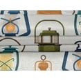 thumbnail image 5 of oneOone Tissu Velours Blanc Rétro Lanterne Matériel de Robe Tissu Imprimé Tissu au Mètre 58 Pouces de Large, 5 of 5