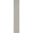 thumbnail image 2 of Nourison Reversible Indoor Outdoor 2'2" x 10' Grey Modern Rug, 2 of 8
