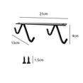thumbnail image 2 of Paquete de 2 ganchos para tazas de café con 4 ganchos, organizador de tazas de té y estante de secado para tazas, tazas de café, tazas de cerveza y utensilios de cocina oso de fresa Hogar, 2 of 5