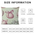 thumbnail image 5 of Nawypu  Spring Easter Pillow Covers Pink Eggs Easter Themed Print Decorative Outdoor Throw Pillows Holiday Easter Decorations Cushion Covers Rustic Decor for Couch Sofa Bed, 5 of 5