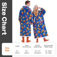 thumbnail image 4 of Joyfy Wearable Blanket Hoodie for Adults Gifts for Teen Girls Sister Women Sherpa Fleece Printed Hooded Blanket Sweatshirt Warm Cozy with Pocket & Sleeves, 4 of 7