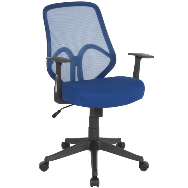 Salerno Series High Back Green Mesh Office Chair with Arms