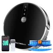 LIECTROUX C30B Robot Vacuum Cleaner, Smart Mapping, with Memory, WiFi App & Voice Control, 4000Pa Strong Suction, Dry & Wet Mopping, Suit for Pet Hair, Home Floor & Carpet Cleaning, Disinfection
