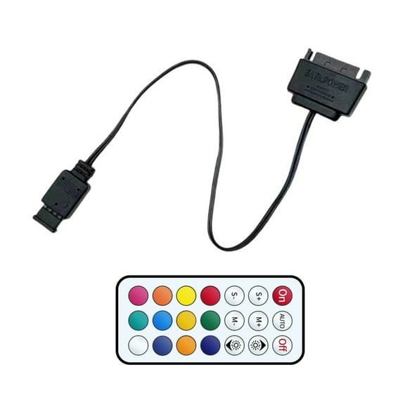 YIEMEEN Remote Operated 5V 3Pin ARGB Sync Control for Gaming PC Multiple Dynamic Light