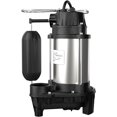 thumbnail image 1 of Bomba de sumidero LANCHEZ 1/2 HP sumergible de hierro fundido/acero inoxidable, 1 of 6