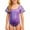 Purple, variant on Leotards For Girls Gymnastics Toddler Ruffle Sleeve Dance Sequin Athletic Dance Wear Shiny Rainbow Black