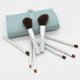thumbnail image 3 of Juego de 8 mini brochas de maquillaje de viaje con bolsa, kit de pintura facial para niñas, brocha para mezclar, delineador de ojos, brochas para polvo facial, 3 of 5