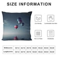 thumbnail image 5 of Orinice Balloons Graphic Decorative Pillow Cover for Home Couch Living Room Bed Sofa 22x22in, 5 of 5