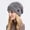 A111 Grey, variant on Slouchy Beanies for Women Chemo Headwear Ribbed Crossed Chunky Cable Knit Snow Ski Skull Cap Knitting Skull Beanies Warm Fleece Lined Fun Daily Wear Black One Size
