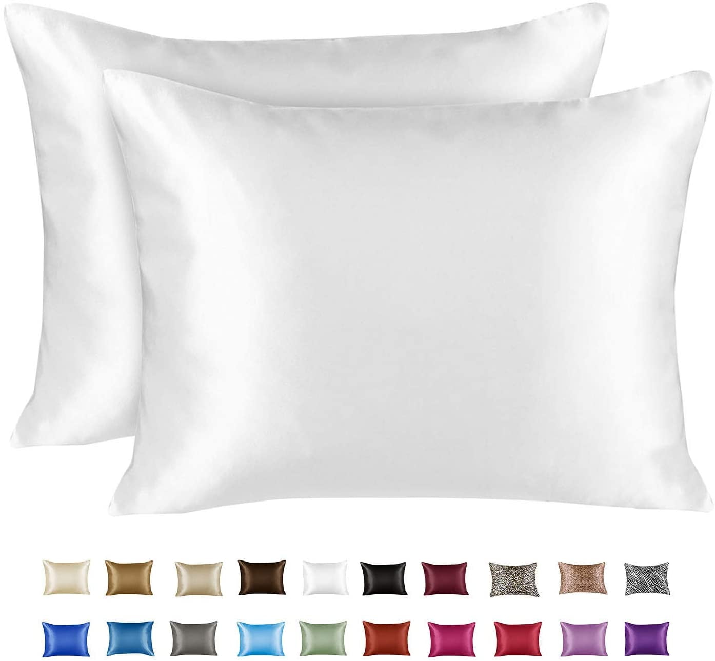 Satin Pillowcase for Hair and Skin Standard Satin Pillowcase with