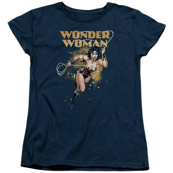 JLA Justice League Star Lasso S/S Women's T-Shirt Navy