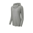 thumbnail image 3 of Sport-Tek Ladies PosiCharge Tri-Blend Wicking Long Sleeve Hoodie LST406, 3 of 4
