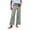 Mint Green_#a02, variant on Wide Leg Cropped Pants for Women Crop Linen Pants High Waisted Flare Lightweight Trousers Capri Work Pants Business Casual Teacher Ankle Pants with Pockets Red L