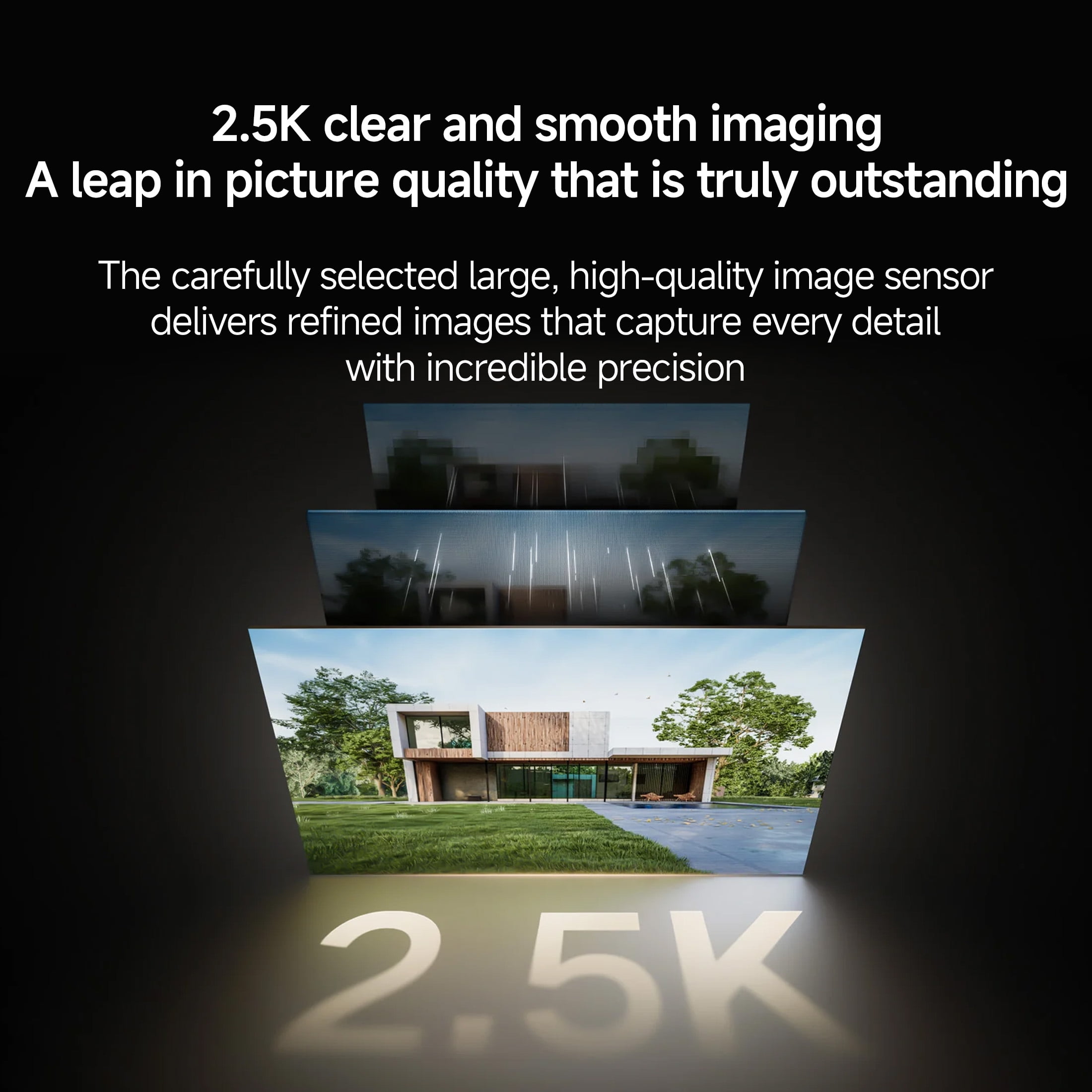 Xiaomi Outdoor Camera BW500 - Solar-Powered Outdoor Security Camera with 2.5K HD, 6-Month Battery Life, AI Motion Detection & IP67 Weatherproof for 24/7 Home Protection