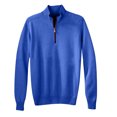 thumbnail image 2 of ZKCCNUK Men's Basic Cotton Long-sleeved Lapel Casual Zipper Sweater on Clearance, 2 of 2