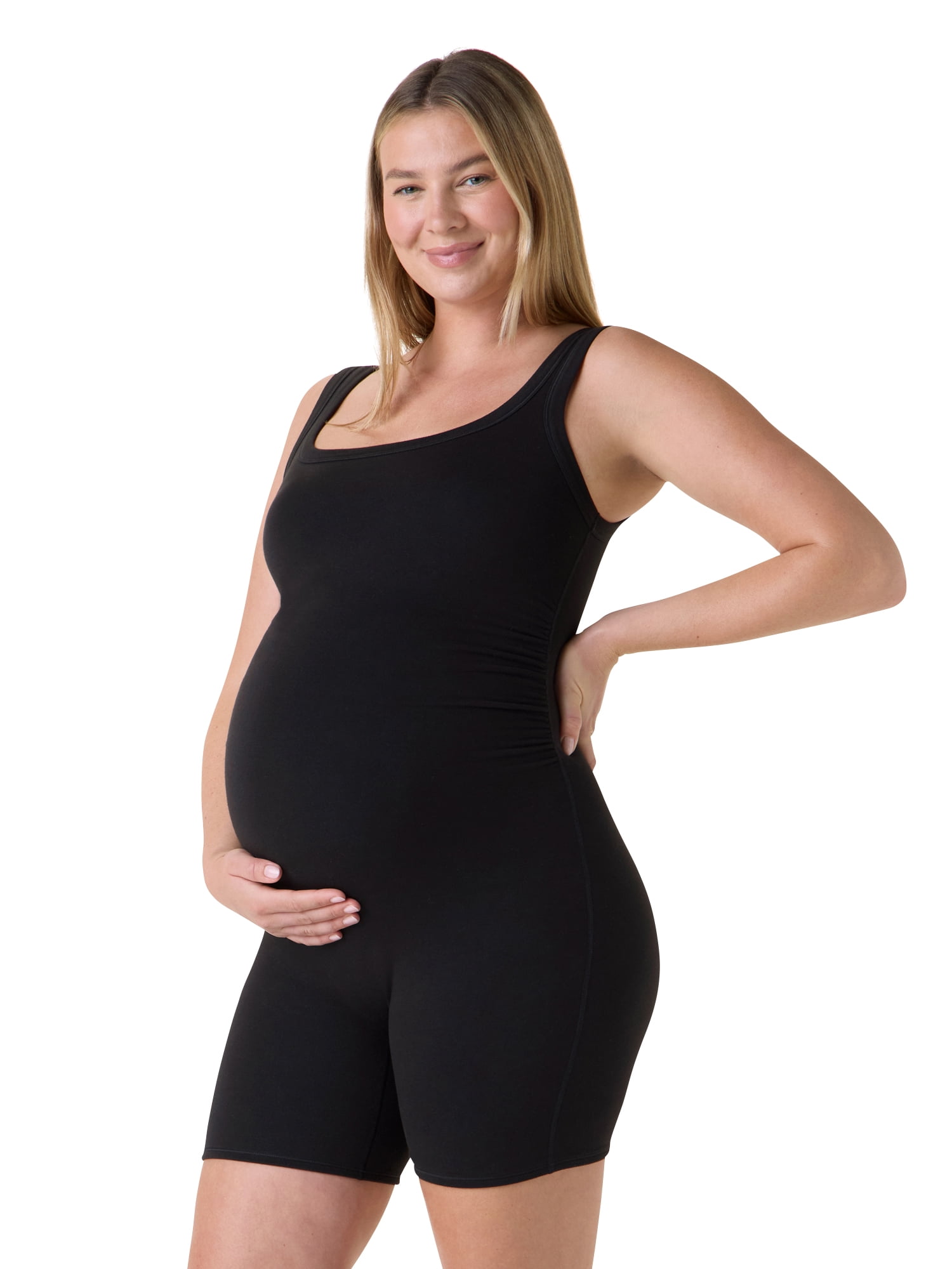 Ingrid & Isabel For Every Belly Women's Maternity Cotton Jersey Romper, Sizes S-XXXL