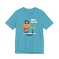 thumbnail image 2 of Merman Short Sleeve T-shirt | Keep Calm and Mer On | Mermaid Graphic Tee, 2 of 6