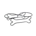 thumbnail image 2 of Elevated Dog Bowl Stand With Iron Frame For Easy Feeding And Improved Digestion, 2 of 3