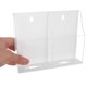 thumbnail image 5 of UPOUART Organizador De Pared Acrílico Transparente Para Mando A Distancia Y Teléfono Con Montaje Sencillo, 5 of 8