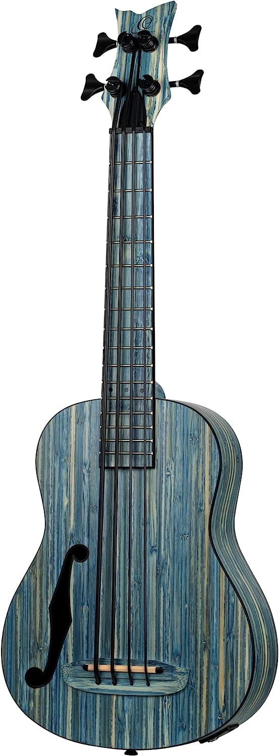 Bamboo Series All Solid Acoustic-Electric Uke-Bass w/ Bag
