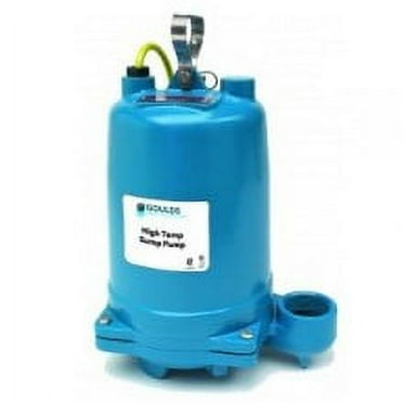 Goulds WEHT0311M, High Temperature Sump Pump, Model 3885HT, Series WEHT, 1/3 HP, 115 Volts, 1 Phase, 2" NPT Discharge, 70 GPM Maximum