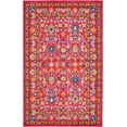 thumbnail image 2 of Rugs.com Fleur Collection Rug – 5' x 8' Pink Medium-Pile Rug Perfect For Bedrooms, Dining Rooms, Living Rooms, 2 of 9