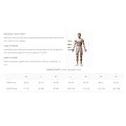 Underworks Men Cotton Spandex Light Compression Tank