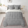 thumbnail image 2 of Feelyou Mandala Damask Twin Bedding Sets 7pcs, Rustic Sheep Skeleton Bedding Comforter Set, 2 of 8