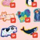 thumbnail image 3 of Kids Jigsaw Puzzles Logical Thinking Hands On Ability Training Early Educational Toys for Children Phase 1 MD3100, 3 of 4