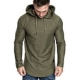 thumbnail image 3 of Sonducket Sudadera con capucha de algodón para hombre Sudadera con capucha absorbente de sudor Sudadera con capucha de algodón Sudadera con capucha de Sudaderas y sudaderas con capucha 3XL,Verde Sonducket AP000756-24, 3 of 6