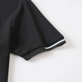 thumbnail image 7 of Polo Shirts for Men Slim Fit Button Up Collared Short Sleeve Tee Breathable Stretchable Comfortable Casual Summer Mens Shirts Black S, 7 of 7