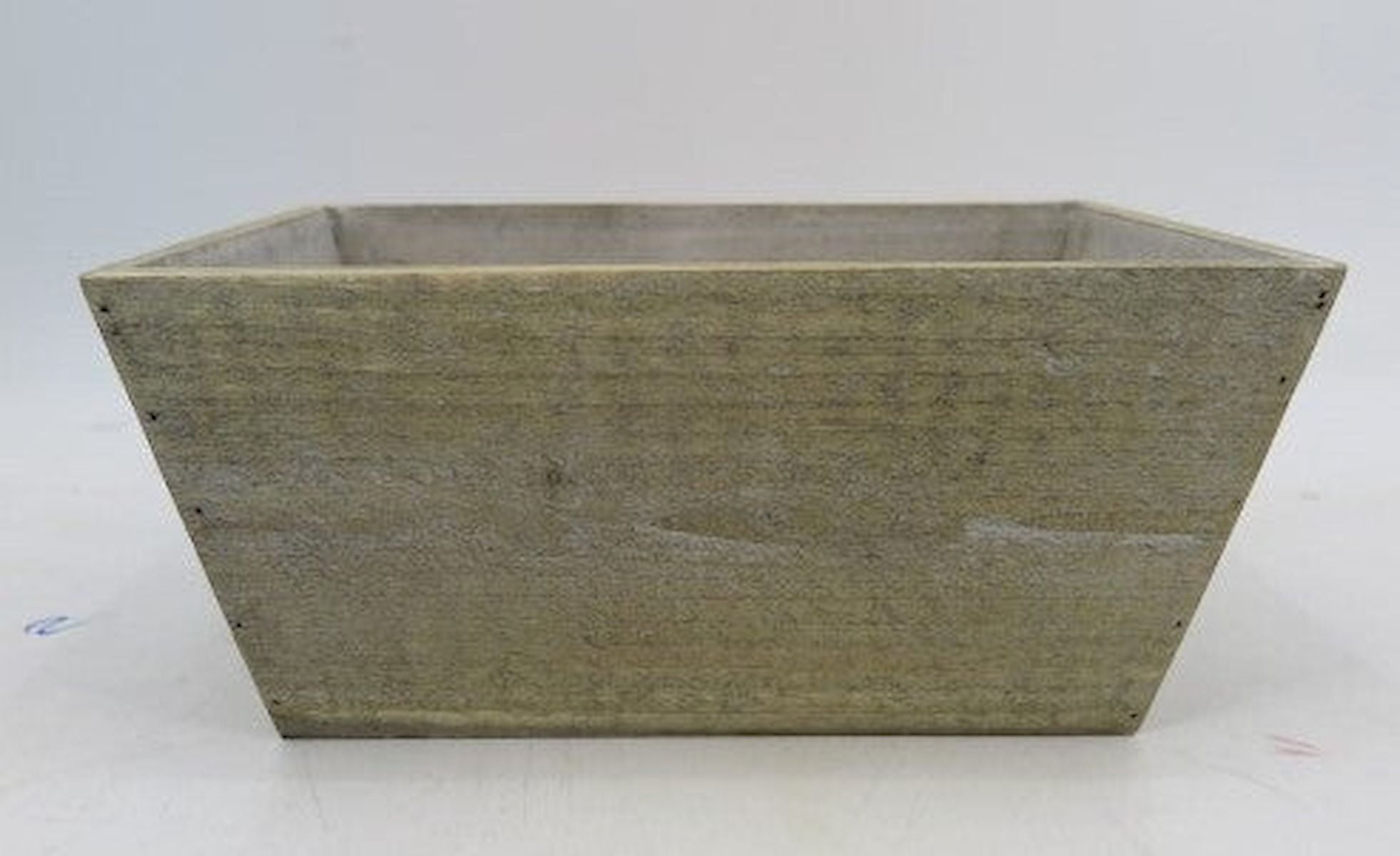 Wooden Basket Planter