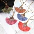 thumbnail image 6 of Amaiiu Female Cloth Necklace Fashion Hanging Pendant Decoration Necklaces Jewellery Ornament Gifts for Wedding Party Daily Working Purple, 6 of 7