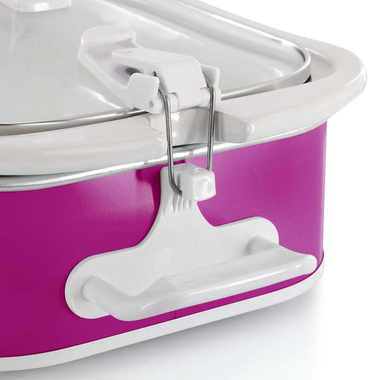 MegaChef, Casserole Slow Cooker, 3.5 Quart, Purple - Walmart.com