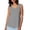 Grey, variant on Ladies' Casual Fashion Tank Top Spaghetti Strap Camisole V Neck Sleeveless Breathable Spring/Summer Wear Multiple Colors Top Women Beaded Neckline Shirt Bartender Tops for Women Women T Shirts