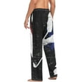 thumbnail image 3 of FREEAMG Men's Pajama Pants with Pockets Loose Lounge Sleepwear Long Pjs Bottoms, 3 of 4