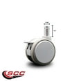 thumbnail image 2 of 2.375 Inch MRI Safe Caster with Brake – 7/16 Inch Grip Ring Stem –Service Caster, 2 of 2