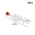 thumbnail image 3 of JIAHAOO 2 Pcs Valve en Plastique pour Sas de Fermentation 17cm 5cm de Large 10mm pour Infusion de Vin Jus de Fruits Joint Réutilisable, 3 of 8