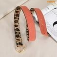 thumbnail image 6 of WHIPPY Women's Leather Belt Gold Buckle Waist Belts for Jeans Dresses, 6 of 8