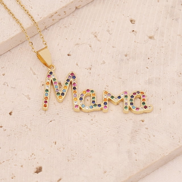 Nvzi Mother's Day Gift Ideas - Mothers Day Necklace for Mom Mothers Day Gifts for Mom from Son Gifts for Her Mom Gifts for Mothers Day Grandma Mothers Day Gift(E)