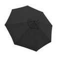 thumbnail image 2 of 8.8ft 8 Ribs Patio Umbrella Replacement Cover Canopy, Outdoor Market Beach Deck Replacement Cover Top,Black (Cover Only), 2 of 14