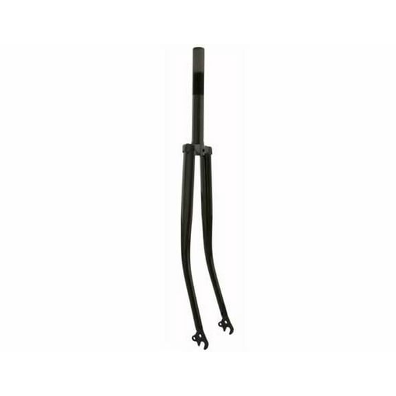 27" Steel Fork 1" Threaded Black. Bike fork, bicycle fork