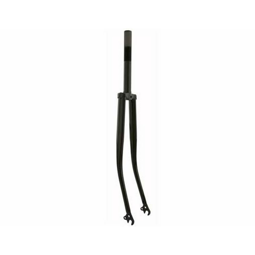 27" Steel Fork 1" Threaded Black. Bike fork, bicycle fork