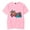 Pink-WP03600, variant on Karma's World Unisex Short Sleeve T-shirts Men Women Streetwear Printing Casual Comedy Harajuku Stylish