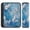 Butterflies and Circular Motif, variant on 2-Pack Seat Belt Covers with Flannel Seatbelt Shoulder Strap Case Adjustable Straps Soft Padding for Car Abstract Blue and White Butterfly Small