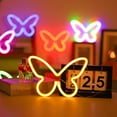thumbnail image 5 of 100Fens Neon Signs Led Neon Night Light Usb Or 3-Aa Battery Powered Neon Lights Wall Sign Room Decor Decor For Girls Bedroo, 5 of 8