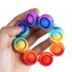 thumbnail image 5 of Pulsera De Descompresión Portátil Para Aliviar El Estrés, Juguetes Para Manos, Juguetes Para Apretar Los Dedos Con Burbujas De Arcoíris Methold FN005955-00, 5 of 6