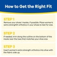 thumbnail image 5 of Dr. Scholl's Insoles for Women Extra Support Pain Relief Orthotics Shoe Inserts (Pack of 18), 5 of 7