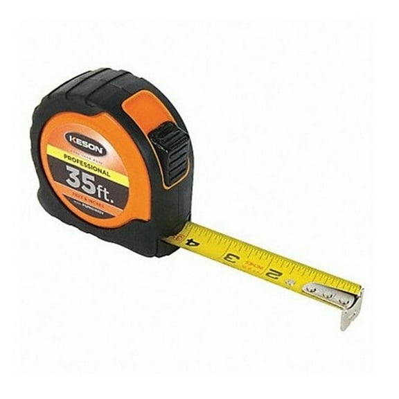 Keson 35 ft Tape Measure, 1 in Blade PGPRO1835V